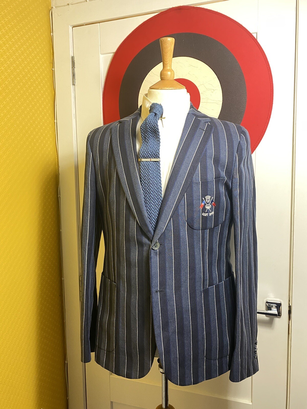 FILA Giacca blazer regata canottaggio Gant taglia media 38" 40" petto Mod Ivy