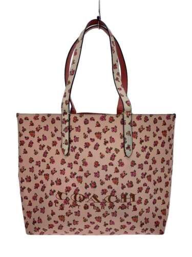 COACH Tote Bag PVC PNK Floral 55181 - Picture 1 of 9
