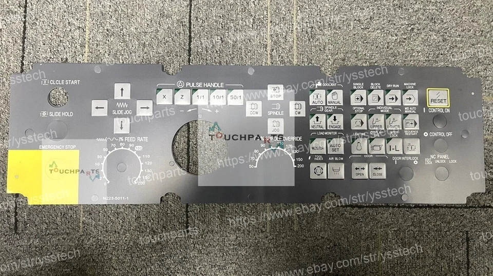 N223-5011-1 Operating Membrane Overlay for Okuma Turn Space Impact Cadet LU-15 - Image 2 of 2