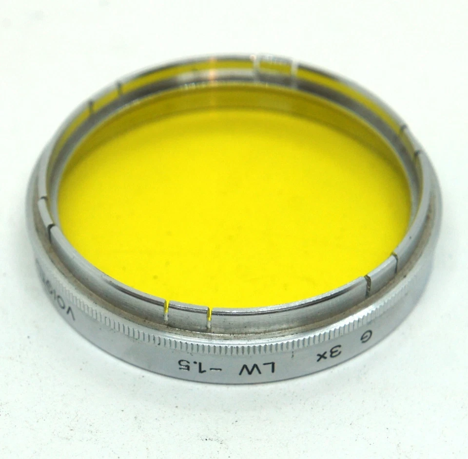 RARE VOIGTLANDER 302/54 AR 54 mm G 3x LW -1.5 YELLOW FILTER FITS SKOPAGON - Image 2 of 2