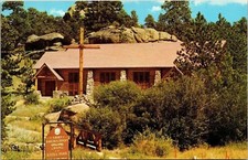 St Bartholomew Episcopal Chapel Estes Park CO Colorado Postcard UNP VTG Unused