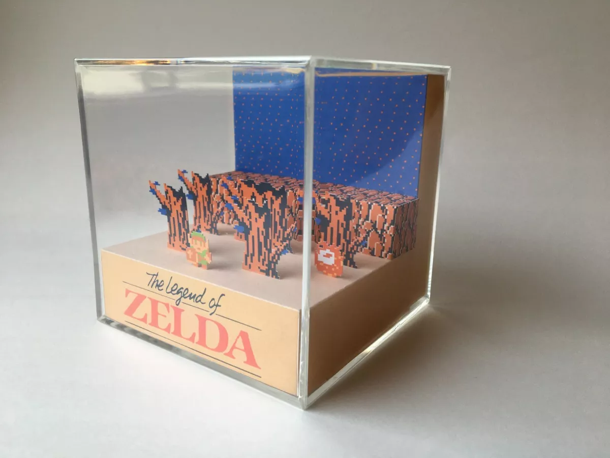 The Legend of Zelda: Ocarina Of Time 9in x 11in 3D Shadow Box