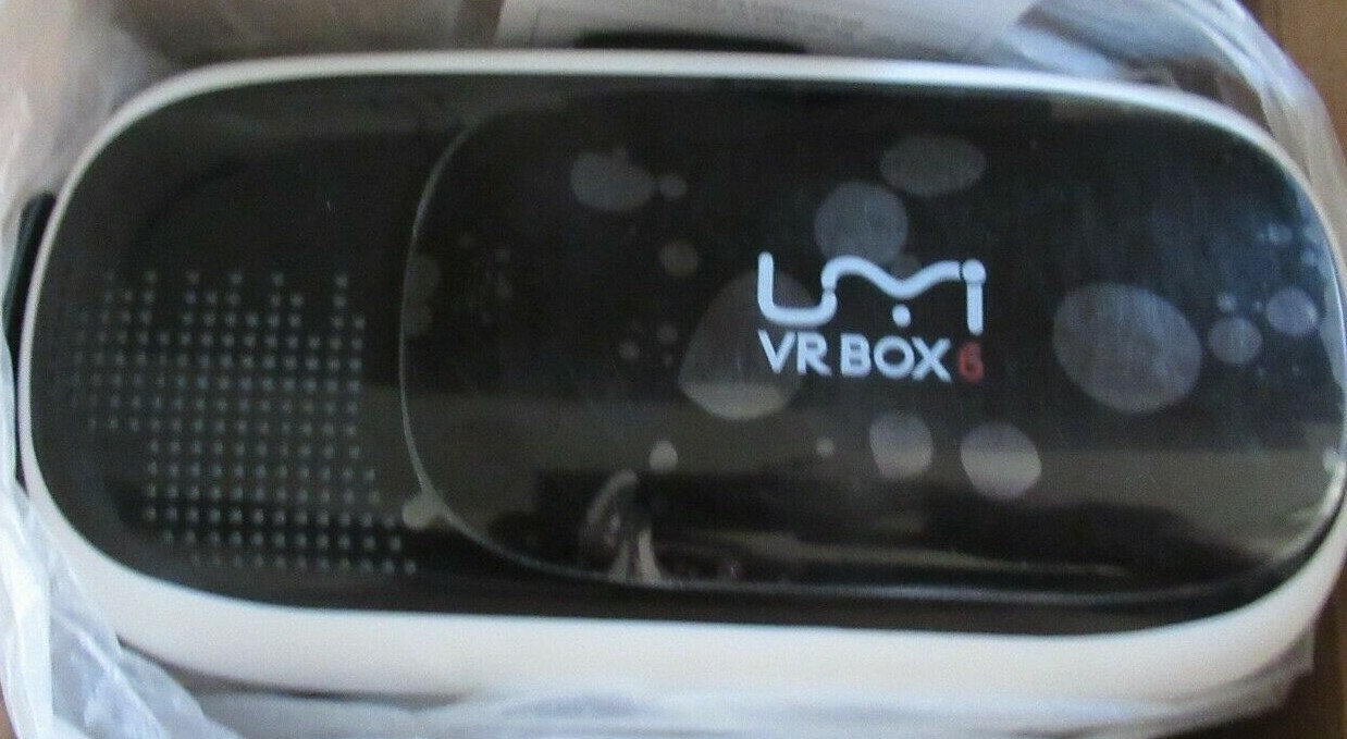 UMI VR BOX 6 Casque de Réalité Virtuelle Effet 3D Noir pour Smartphone