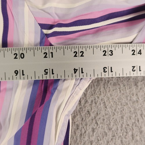 ETRO Shirt Mens L Pink Striped 100% Cotton Button Up Long Sleeve Made in Italy - Picture 8 of 9