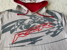 RZR POLARIS Embroidered pullover Hoodie 2XL Soft gray stitched RZR