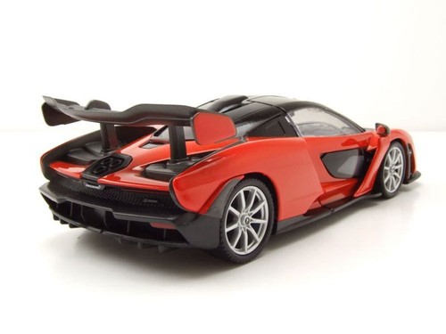 Mclaren Senna 2018 Trofeo Mira Naranja Coche a Escala 1:24 MotorMax - Imagen 2 de 9