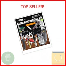 Flitz All-in-One Knife Restoration Care Kit – Clean, Polish, Protect and Sharpen