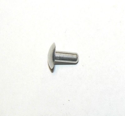3/16" x 7/16" Full Brazier Head Solid Aluminum Rivet - 2117 T4 (Hard ...