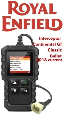 Royal Enfield 2018-2020 FI OBD scanner di codici di errore diagnostico