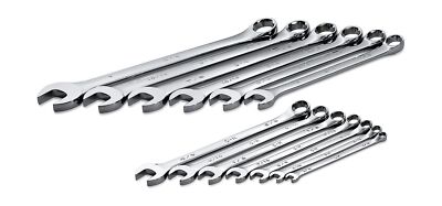 SK Tools USA 13 Piece, Long Pattern, 6 Point, SAE SuperKrome  Combination W