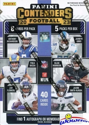 2023 Panini Contenders Football HOBBY Blaster Box-AUTO/MEM! CJ Stroud RC YR
