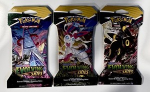 pokemon evolving skies sleeved booster pack Amazon.com: Pokemon TCG: Sword & Shield main image 0