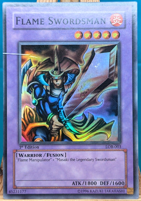 Yu-Gi-Oh! Flame Swordsman - LOB-003 - 1st Edition - englisch