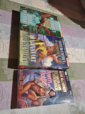 Anne McCaffrey Dragonheart Pern Powers That Be 2 CD Brilliance Audio 1 Cassette 