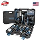 Home Tool Kit 148-Pcs - Household Basic portable Hand Repair Tool Set with Ca...