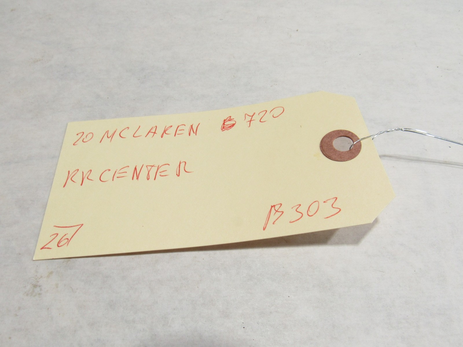 McLaren 720S 2017-2020 Rear Hood seal