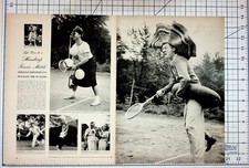 1930s Upper Nyack NY Handicap Tennis Match Vintage Magazine Page Ephemera