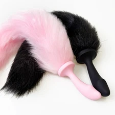 NEW Sexy Fox Anal Plug Tail Silicone Butt Plug Dildos Cosplay Anal Toy For Women
