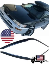 For Toyota Corolla 100 Eyelids Eyebrows 1993-1997 Set Black Abs Plastic