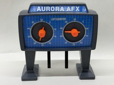 TOMY AURORA AFX LAP COUNTER 8629 NO BATTERIES REQUIRED GRAY/BLUE HO SLOT CAR