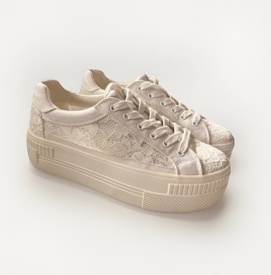 Buffalo Binary C Sneaker   Lace Hochzeit / Spitze   Gr. 38   Wie NEU