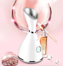 Nano Ionic Facial Steamer with Moisture Mist for Home Use