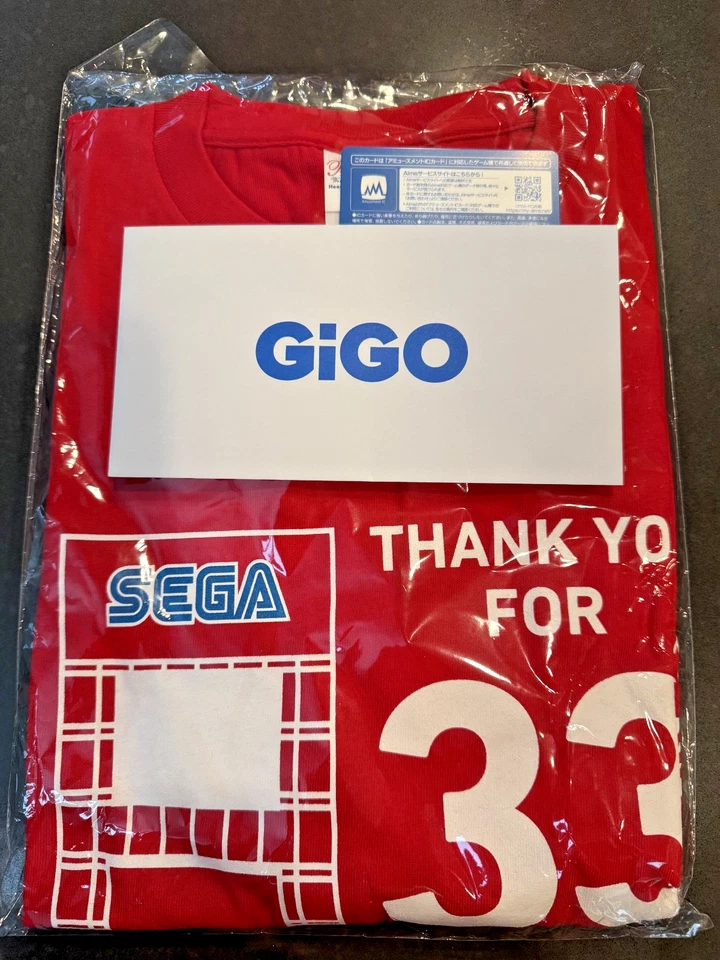 GiGO AKIHABARA COMMEMORATIVE T-SHIRT SEGA VER + 2ND ANNIVERSARY GiGO AIME CARD - Image 3 of 4