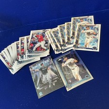 Connor Norby 30 card lot - Chrome Topps Rookies Bowman Insert Holiday