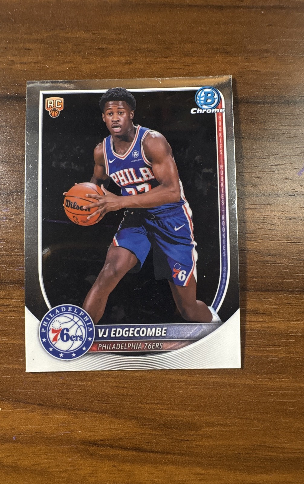2025-26 Bowman - Chrome VJ Edgecombe #BCV-3 (RC)