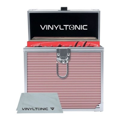 Vinyl Tonic 7 Vinyl Storage Case With Cloth - Rose Gold (US IMPORT) ACC NEU