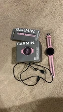 Garmin Forerunner 265S GPS Running Smartwatch AMOLED Display Light Pink
