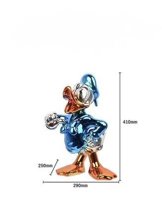 Disney Figur Donald Duck Statue 41 cm - Harz Glas Mickey Maus Cartoon Modell - Bild 1 von 4