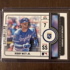 2026 Topps Series 1 Big Ticket Players BTP-16 Bobby Witt Jr Kansas City Royals⭐️