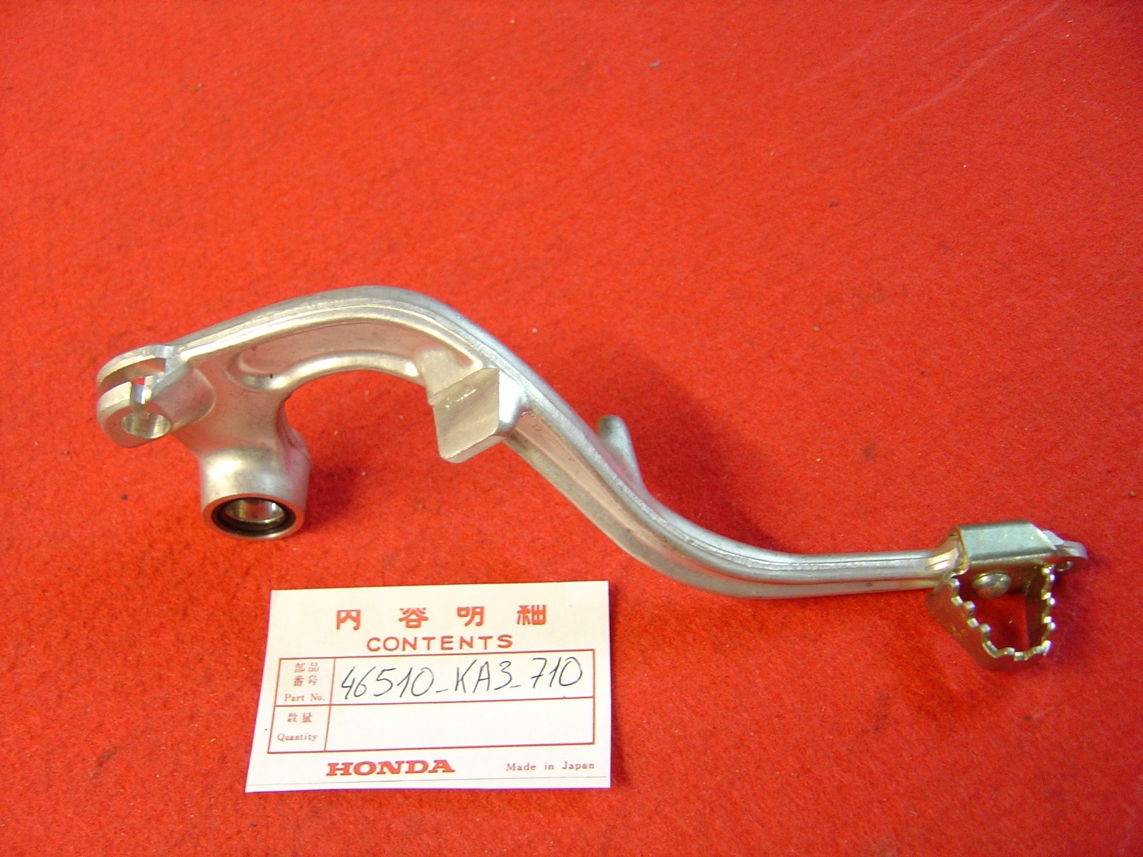 Pédale de frein AR pour Honda CR125RD 1983 en acier d'origine