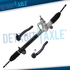 Complete Power Steering Rack and Pinion + Outer Tie Rod for 2004 - 2010 Sienna