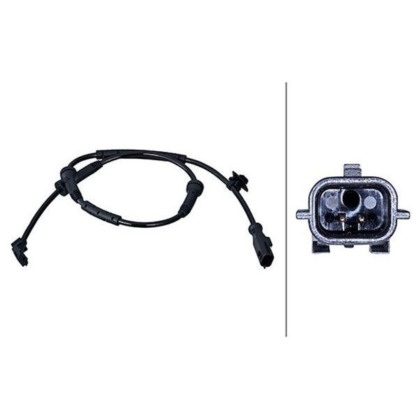 Hella 6PU 358 216-241 Sensor, Raddrehzahl-image