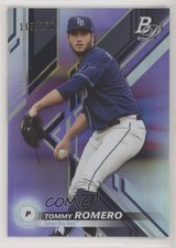 2019 Bowman Platinum Wal-Mart Top Prospects Purple Foil 115/250 Tommy Romero 4l3