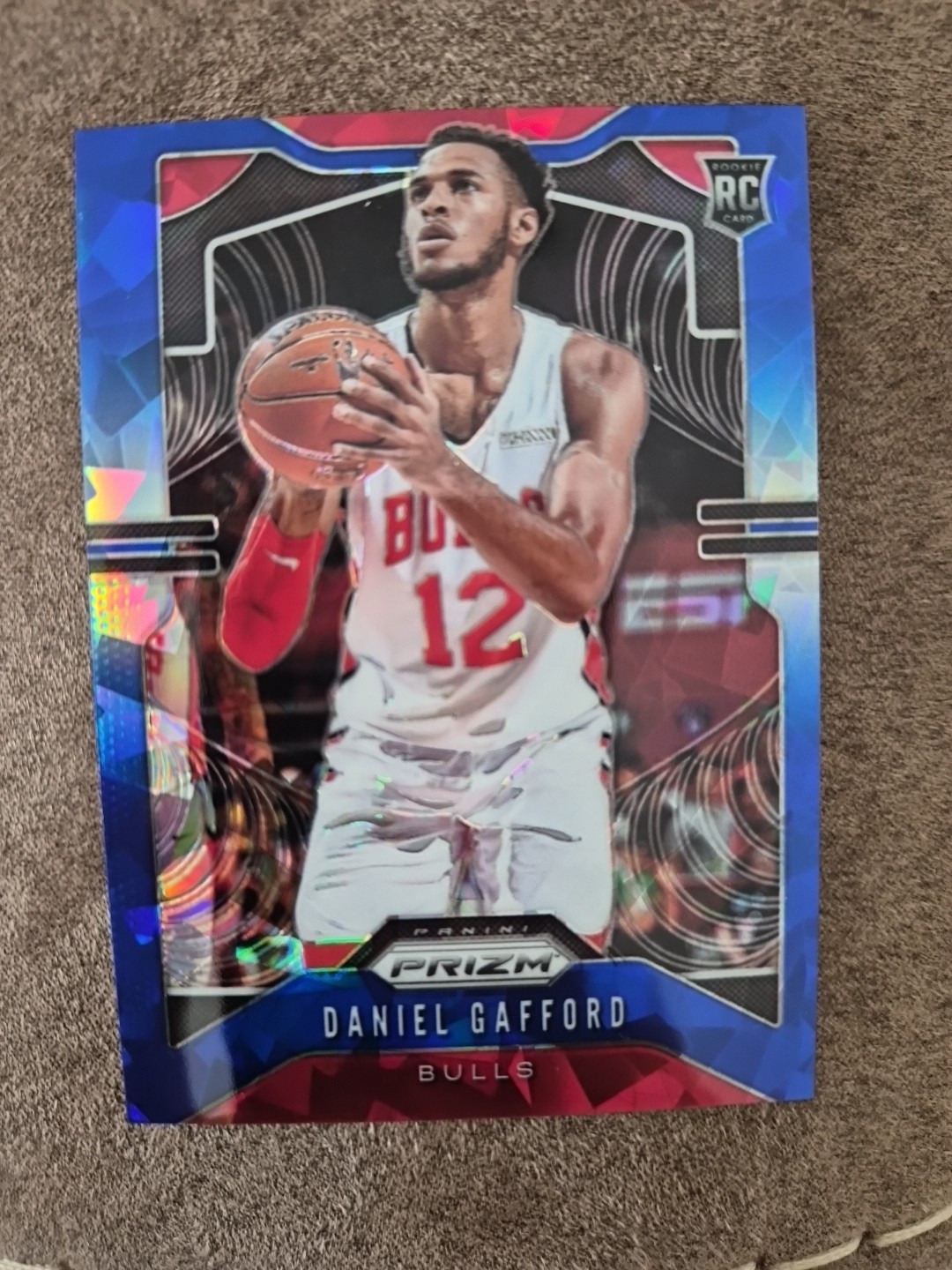 2019-20 Panini Prizm Daniel Gafford #294 Rookie RC Blue Ice Prizm 38/99 Bulls