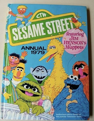 Sesame Street Annual (Hardback) 1979  Featuring Jim  Henson's Muppets  Ex Con
