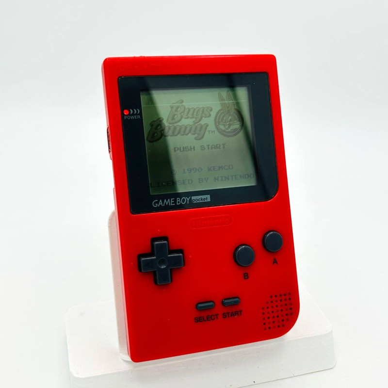 Nintendo Game Boy Pocket Red Fully Working Handheld Console