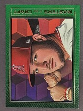 Mike Trout - 2021 Topps Gallery Masters Of The Craft #MTC-14 Green Parallel/250