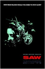 Cary Elwes SAW Danny Glover Monica Potter Tobin Bell movie poster 11x17