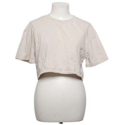 Stradivarius, T-shirt, Größe: L, Beige, Baumwolle, Einfarbig, Damen #LaO