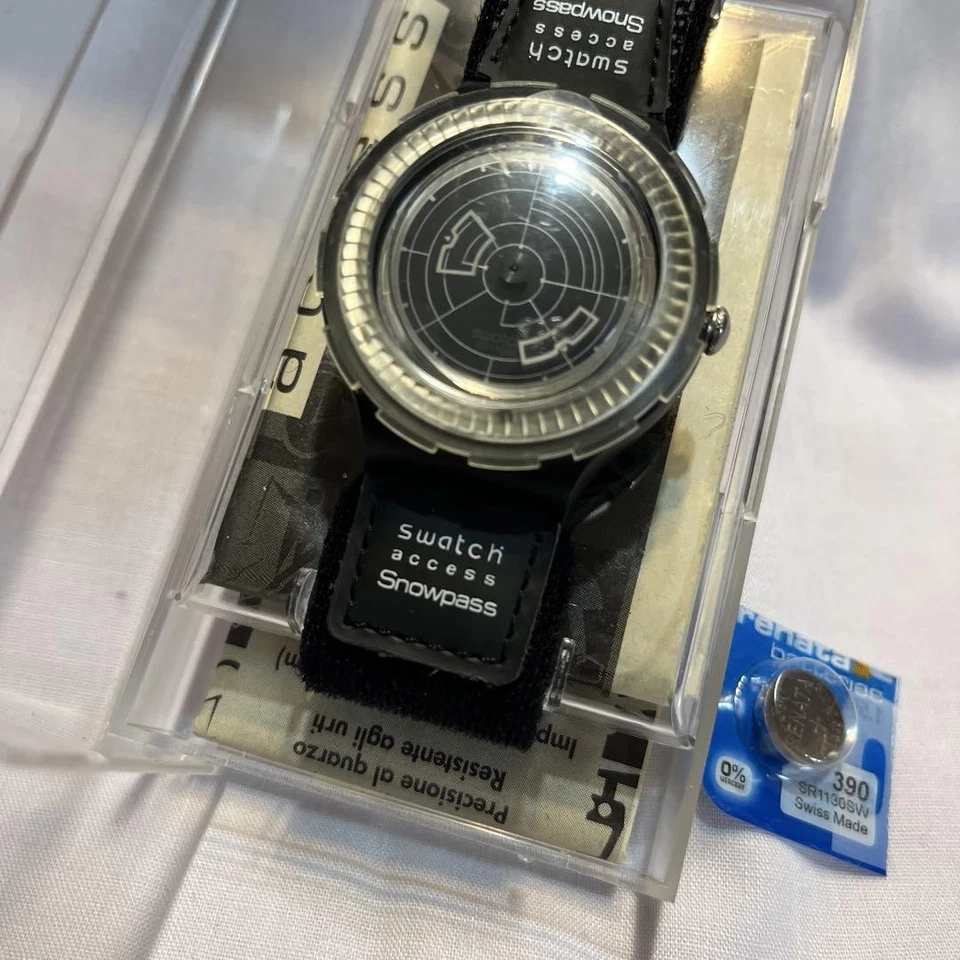 Reloj Leica Swatch Modelo Raro Película de Cuarzo Sin Usar En La Cara Batería Extra Funcionando Foto 4 de 4