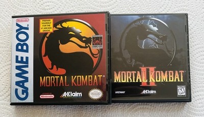 Mortal Kombat 1, Mortal Kombat 2 Case Only 2 Pack Game Boy, Nintendo DS Sized