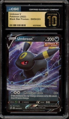 Pokemon Umbreon V Black Star Holo Promo SWSH203 CGC 10 Pristine