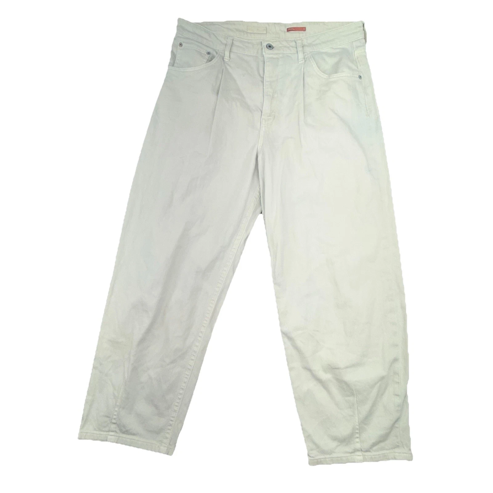 Anthropologie Pilcro The Breaker Relaxed Straight Pants Women's 32 Blue light