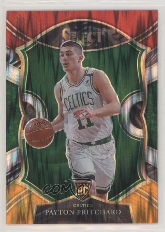 2020 Panini Select Concourse Red White Orange Flash Prizm Payton Pritchard 6k8