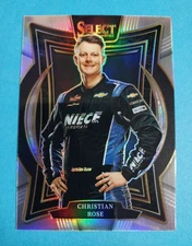 2025 Panini Select Racing Grandstand Christian Rose #23 Silver Prizm Nascar