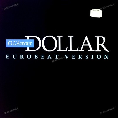 Dollar - O L'Amour (Eurobeat Version) Maxi 1987 (VG+/VG+) '*